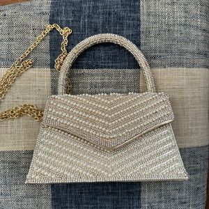 Francesca’s Pearl Embellished Purse